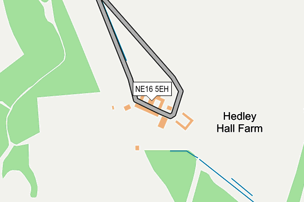 NE16 5EH map - OS OpenMap – Local (Ordnance Survey)
