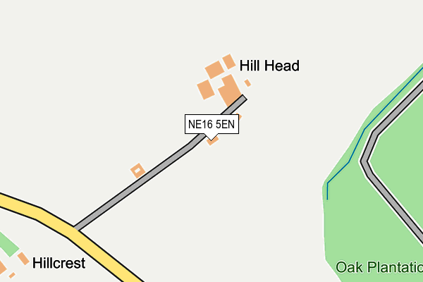 NE16 5EN map - OS OpenMap – Local (Ordnance Survey)