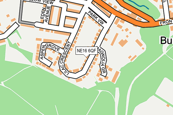 NE16 6QF map - OS OpenMap – Local (Ordnance Survey)