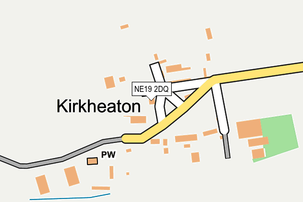 NE19 2DQ map - OS OpenMap – Local (Ordnance Survey)