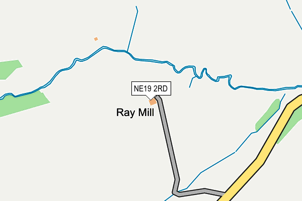 NE19 2RD map - OS OpenMap – Local (Ordnance Survey)