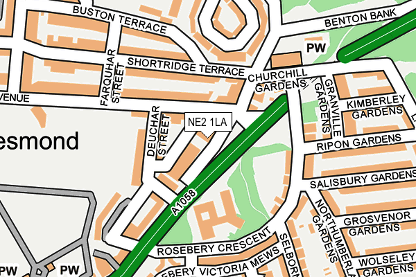 Map of PINETREE HEALTH AND FITNESS LIMITED at local scale