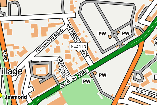 Map of HARRISON LODGE LIMITED at local scale