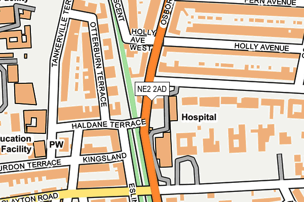 Map of TYNE FINANCIAL LIMITED at local scale