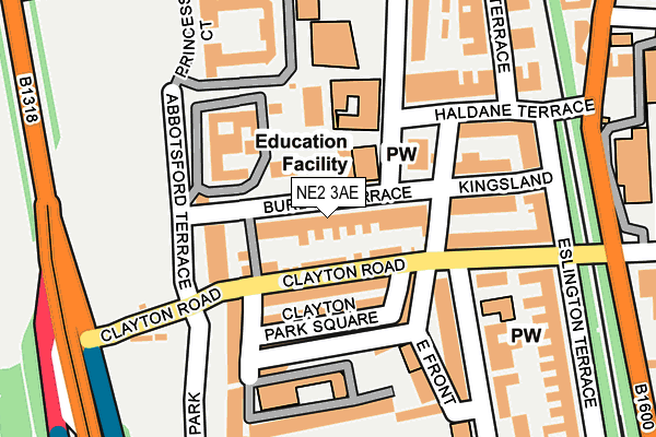 Map of SAULIRE LLP at local scale