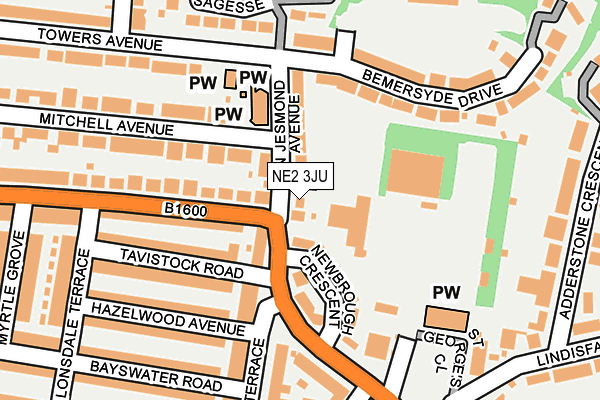 Map of GLADGLIDER ESTATES LIMITED at local scale