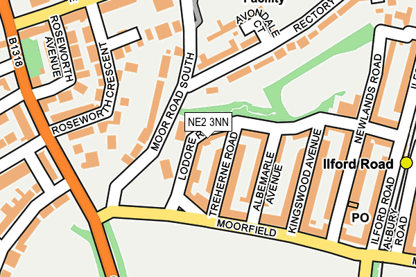 NE2 3NN map - OS OpenMap – Local (Ordnance Survey)