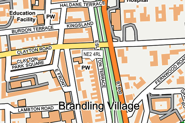 Map of YOUNG INDUSTRIES LTD at local scale