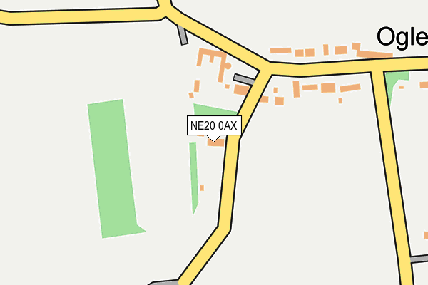 NE20 0AX map - OS OpenMap – Local (Ordnance Survey)