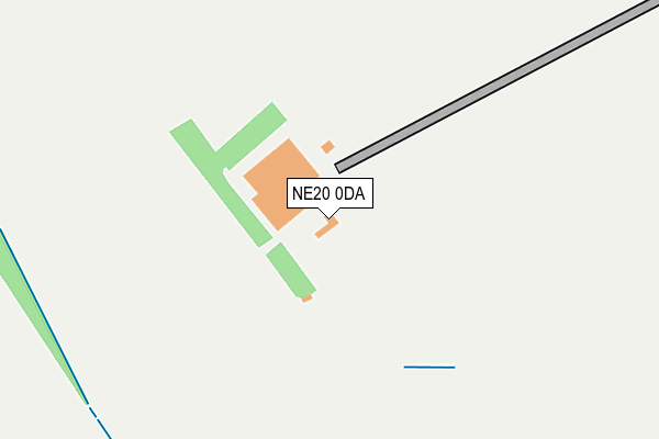 NE20 0DA map - OS OpenMap – Local (Ordnance Survey)