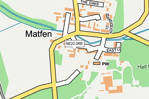 NE20 0RR map - OS OpenMap – Local (Ordnance Survey)