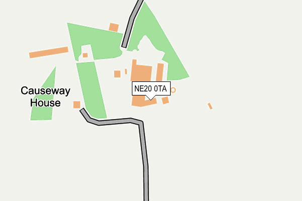 NE20 0TA map - OS OpenMap – Local (Ordnance Survey)