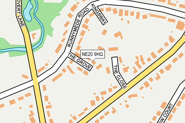 NE20 9HQ map - OS OpenMap – Local (Ordnance Survey)