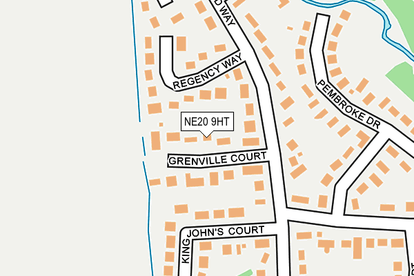 NE20 9HT map - OS OpenMap – Local (Ordnance Survey)