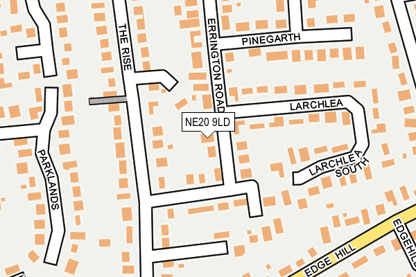 NE20 9LD map - OS OpenMap – Local (Ordnance Survey)