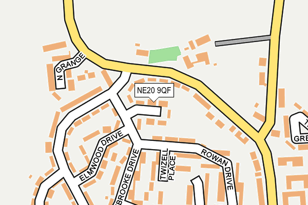 NE20 9QF map - OS OpenMap – Local (Ordnance Survey)