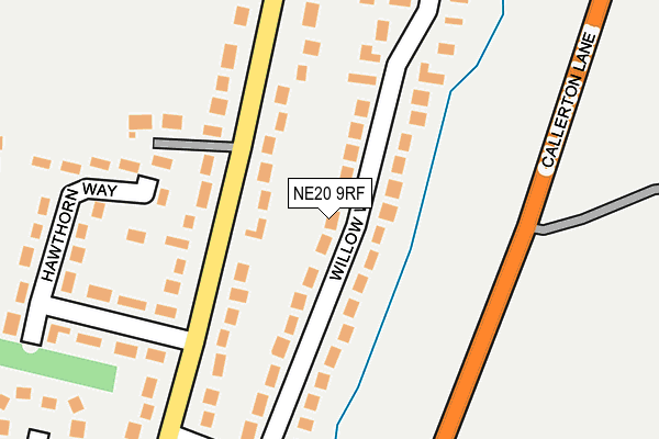 NE20 9RF map - OS OpenMap – Local (Ordnance Survey)