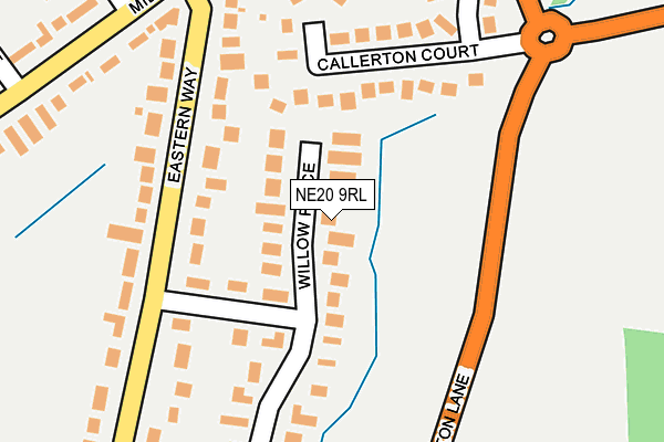 NE20 9RL map - OS OpenMap – Local (Ordnance Survey)