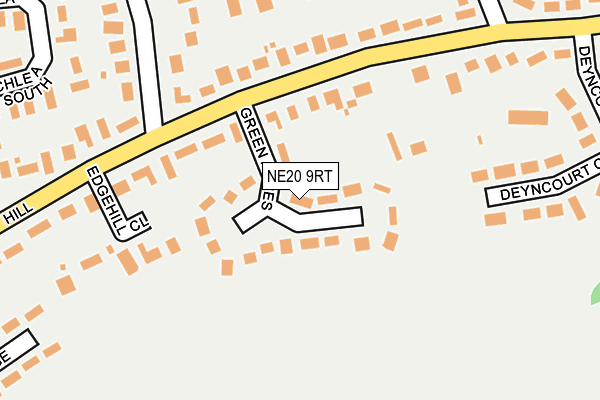 NE20 9RT map - OS OpenMap – Local (Ordnance Survey)