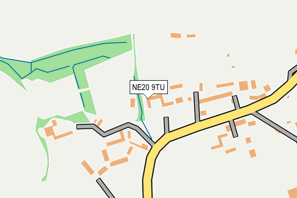NE20 9TU map - OS OpenMap – Local (Ordnance Survey)