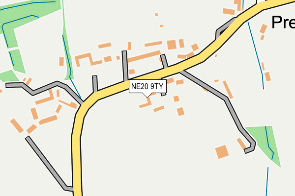 NE20 9TY map - OS OpenMap – Local (Ordnance Survey)