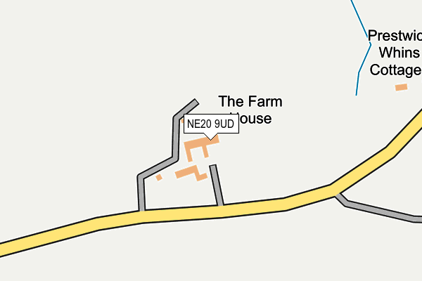 NE20 9UD map - OS OpenMap – Local (Ordnance Survey)