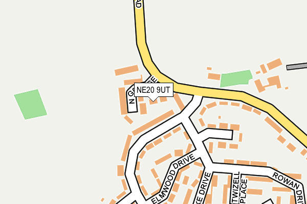 NE20 9UT map - OS OpenMap – Local (Ordnance Survey)