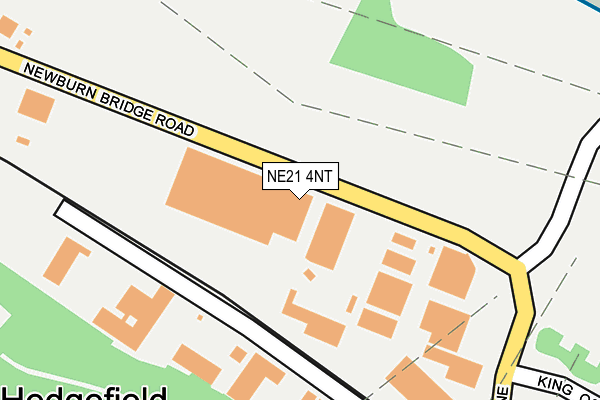 NE21 4NT map - OS OpenMap – Local (Ordnance Survey)