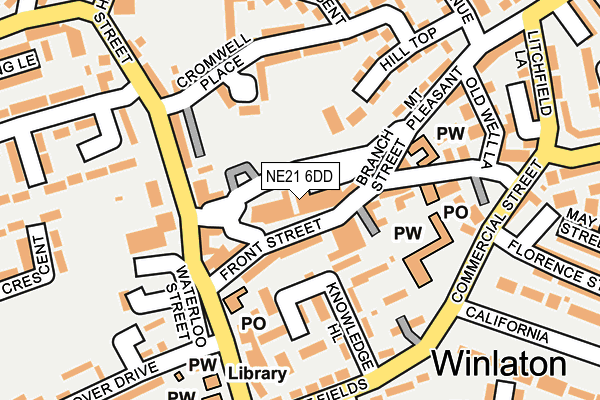 Map of HAILS BUILDING & MAINTENANCE LTD at local scale