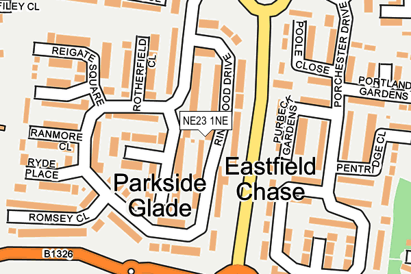 Map of ENEDEV LIMITED at local scale