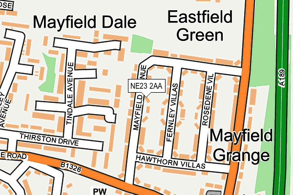 Map of STEVE AINSLEY LTD at local scale