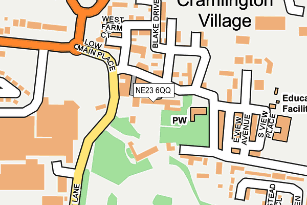 Map of WOR KID LIMITED at local scale