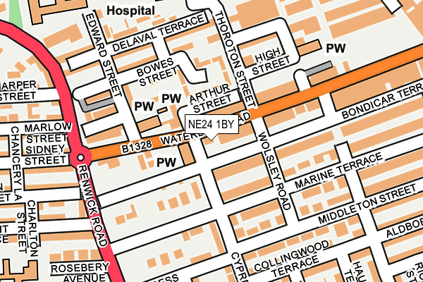 Map of GIBSONS LAWYERS LTD at local scale