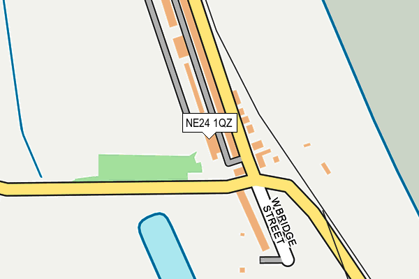 NE24 1QZ map - OS OpenMap – Local (Ordnance Survey)