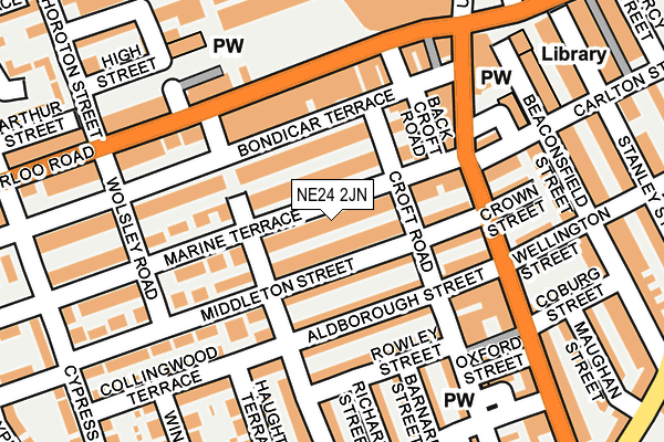 Map of HARRIS WILSON LTD at local scale