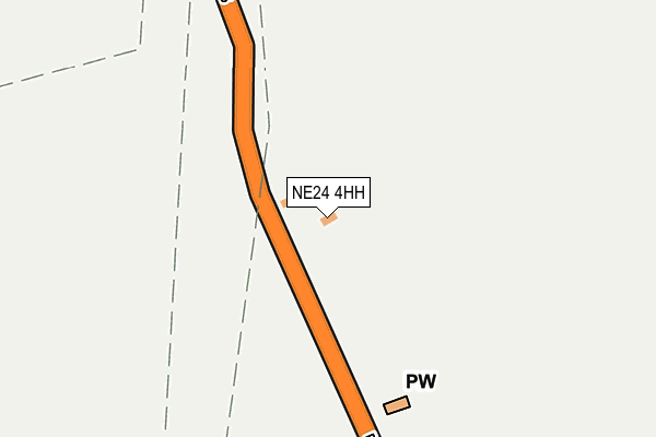 NE24 4HH map - OS OpenMap – Local (Ordnance Survey)