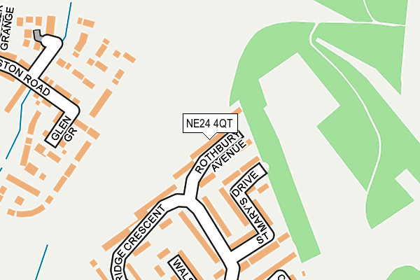 NE24 4QT map - OS OpenMap – Local (Ordnance Survey)