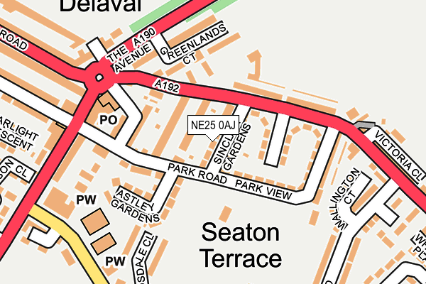 Map of STEVE PARKER INSPECTIONS LTD at local scale