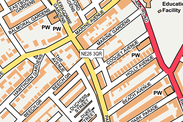 Map of RJH BUILDING LTD at local scale