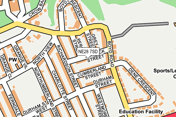 Map of SPROATSDECORATINGSERVICES LTD at local scale