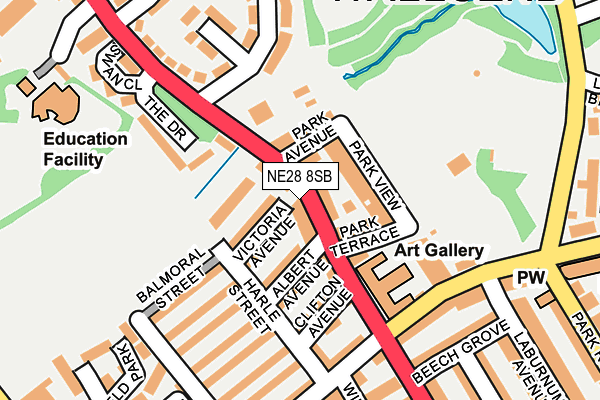 Map of HOT SPICES TAKEAWAY LTD at local scale