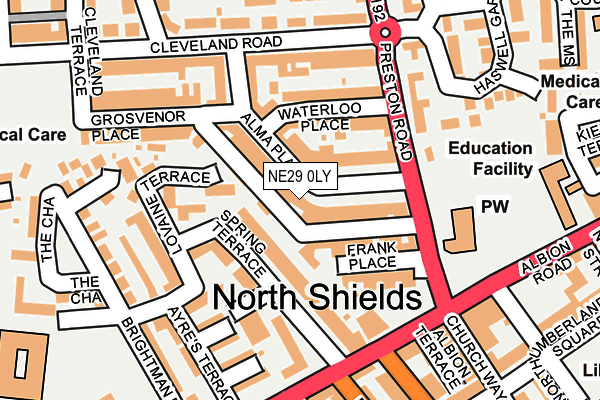 Map of NORTHERN HAUS DEVELOPMENTS LTD at local scale