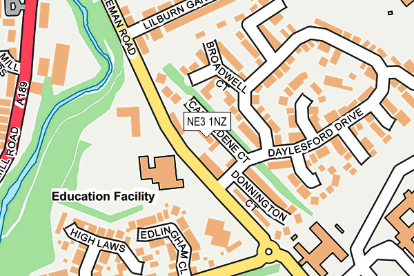 Map of ADAMSON HOLDING COMPANY LIMITED at local scale