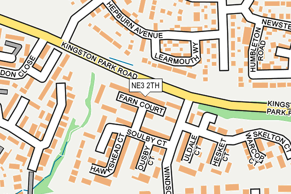 NE3 2TH map - OS OpenMap – Local (Ordnance Survey)