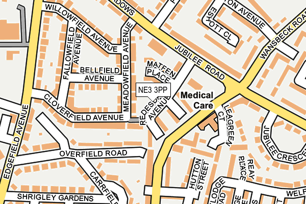 Map of BEECH COTTAGE (GOSFORTH) LIMITED at local scale