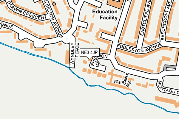 Map of NORHAM HOUSE 2 LIMITED at local scale