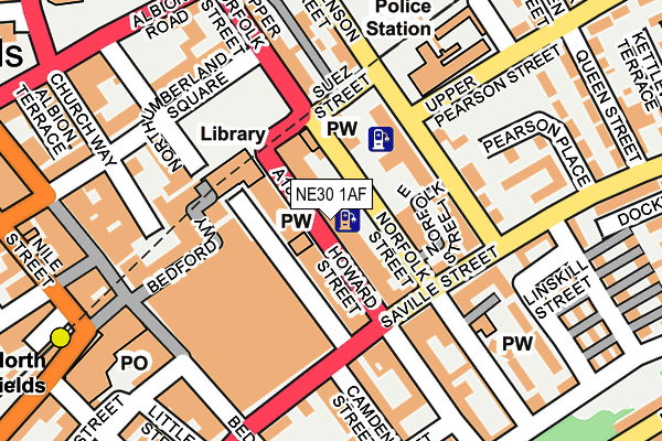 Map of ALAN DENNETT FINANCIAL SERVICES LIMITED at local scale