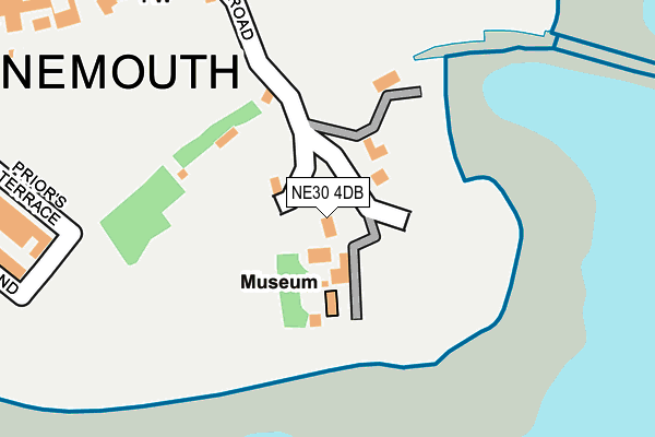 NE30 4DB map - OS OpenMap – Local (Ordnance Survey)