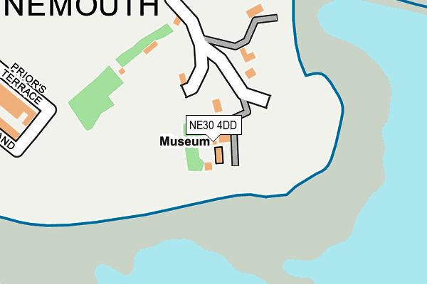 NE30 4DD map - OS OpenMap – Local (Ordnance Survey)