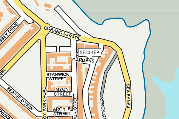 NE30 4EP map - OS OpenMap – Local (Ordnance Survey)